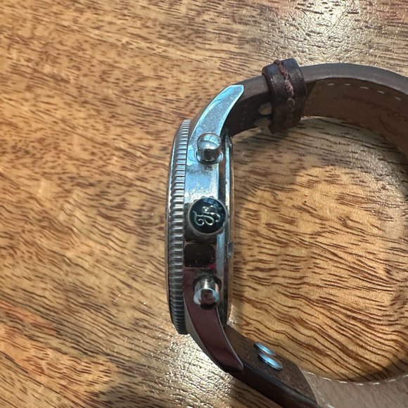 Paradise Pilot Dual-Time Chronograph Watch with Original Leather Strap - Picture 4 of 6